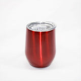 Wine Tumbler 12oz | Customer Lasering | Personalised Gift for Australian Wine Lover| Gifts for her | Metallic Red