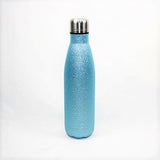 500ml _ Water Bottle_ Custom _ Engraved_Drinkware_ Metallic Blue