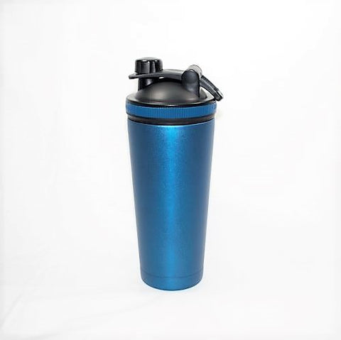 Personalised Laser Engraved  750ml GYM Shaker | Personalised Drinkware | CQ Custom Laser Ships Australia Wide | Blue